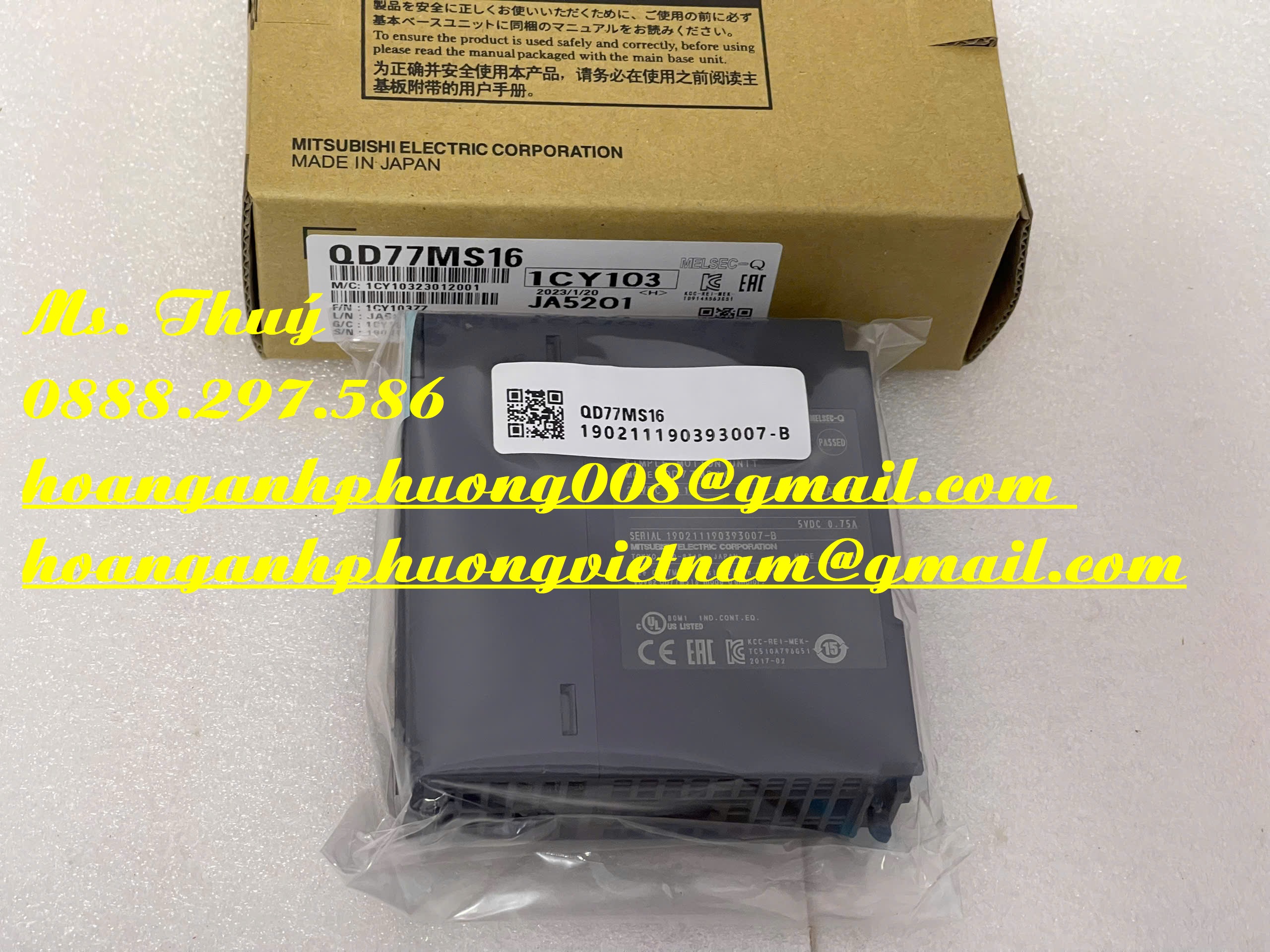 Module điều khiển 16 vị trí Mitsubishi QD77MS16 - Chính hãng